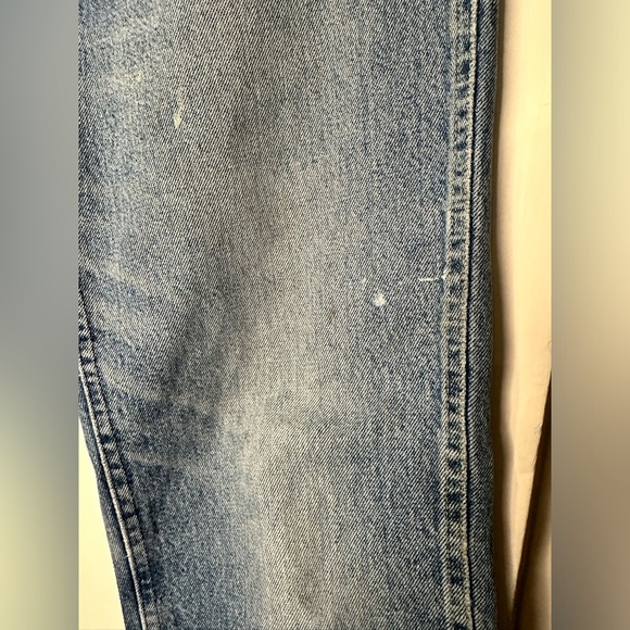 VINTAGE Lee Jeans Size 15 USA MADE Mom High Rise Faded Broken In Patina - Picture 5 of 16